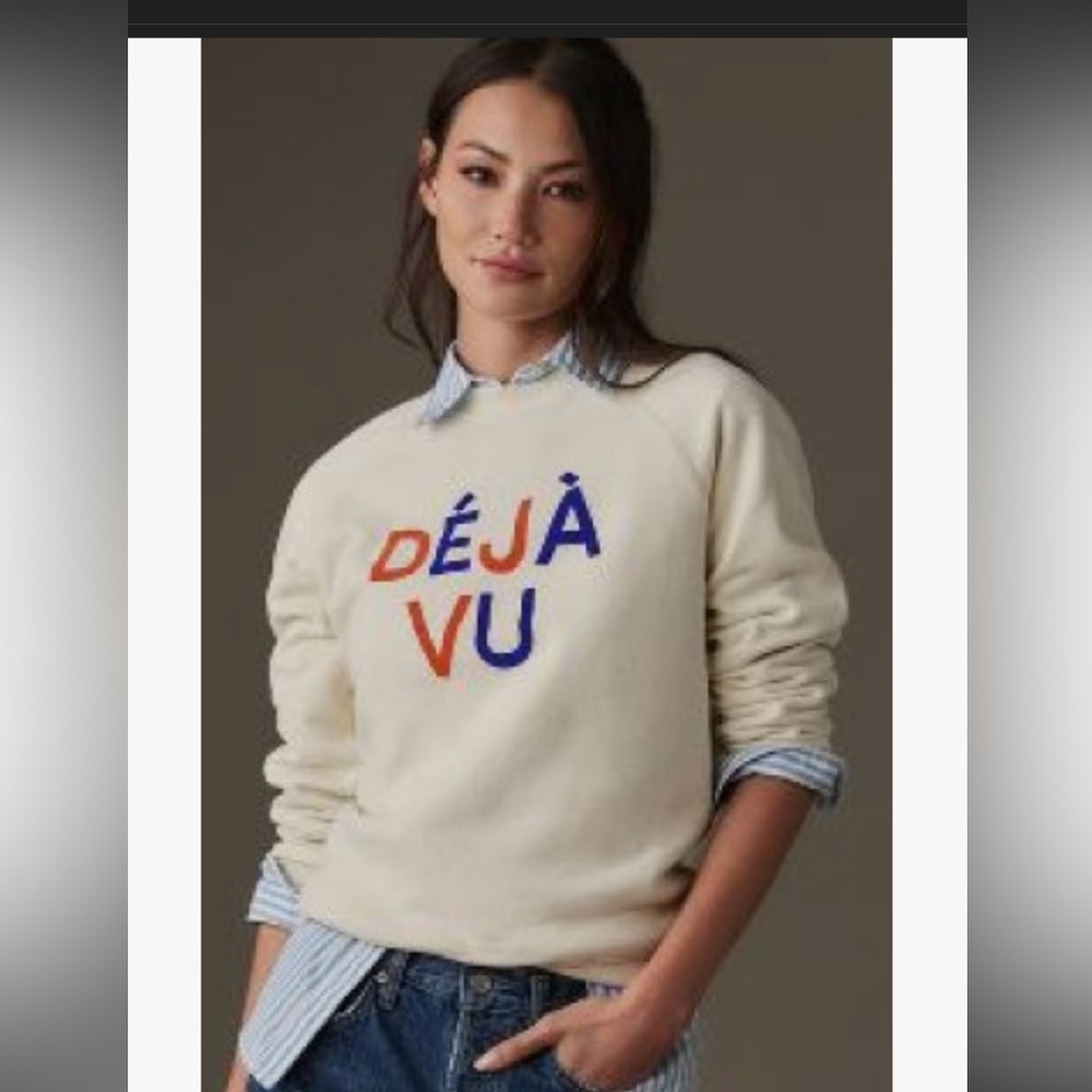 Clare V Deja Vu Sweatshirt